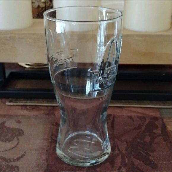 Vintage 1992 Set of 2 McDonald's Clear Fountain Coke Glasses - Picture 5 of 17